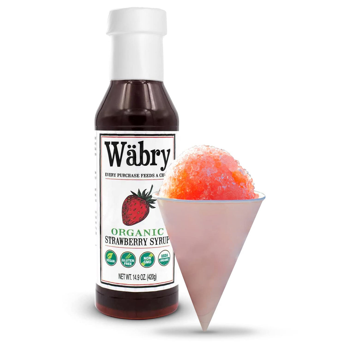 Pancakes with Wäbry syrup for a fruity, breakfast-friendly treat.