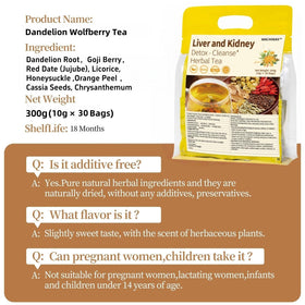 Travel-friendly Wachinas packaging showing 30 pyramid tea bags.