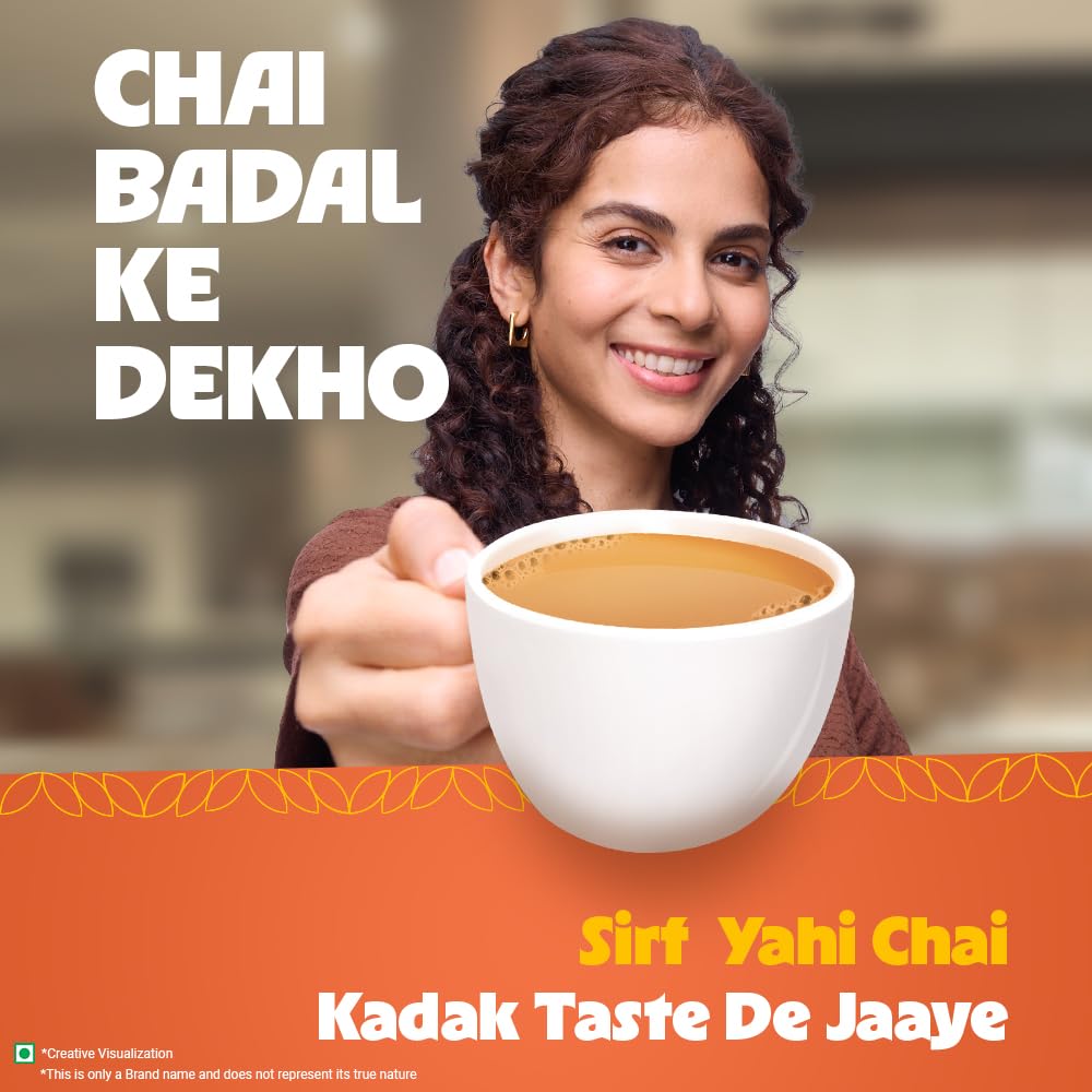 Wagh Bakri loose tea leaves closeup fresh aroma hints for a soothing morning brew