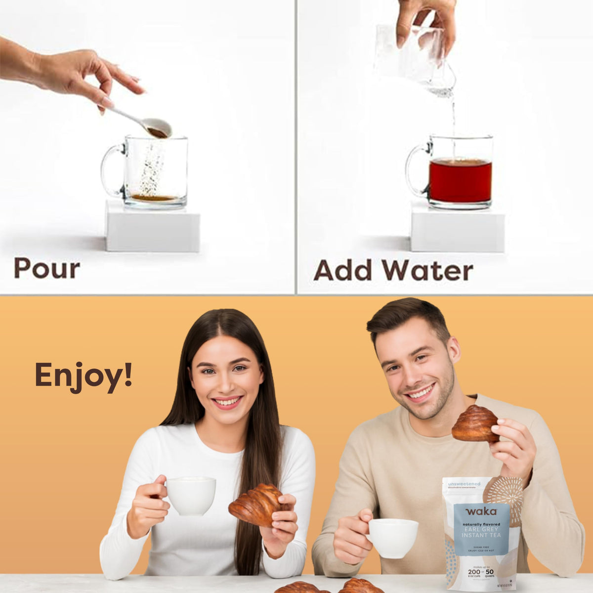 Resealable pouch keeps tea fresh and reduces waste