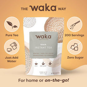 Waka Instant Black Tea Kenyan hot-tea setup ready in minutes