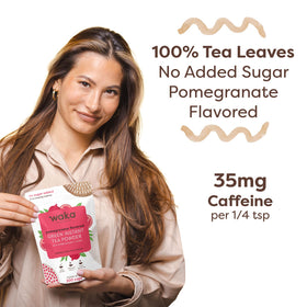 Waka Instant Green Tea Bulk Pouch keeps tea ready for 200 cups