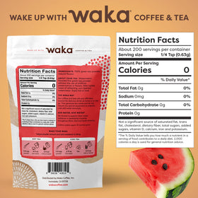 Waka Instant Green Tea Watermelon hot tea with refreshing aroma