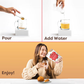 Waka Instant Green Tea Watermelon with milk adds a creamy twist