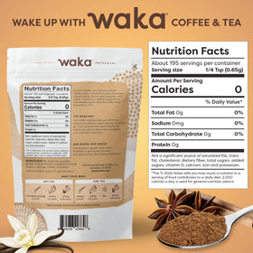 Waka Vanilla Chai spice blend close-up with cardamom and ginger.