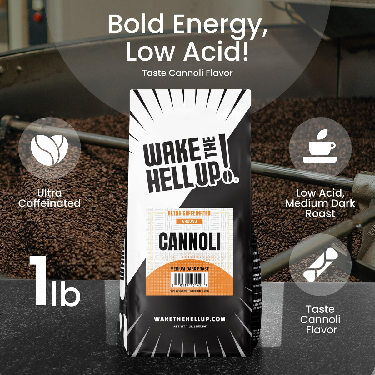 Back packaging with sourcing and roast info for informed brewing choices