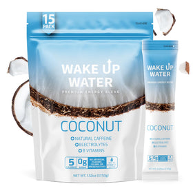 Wake Up Water travel pack on-the-go use for quick hydration anywhere.