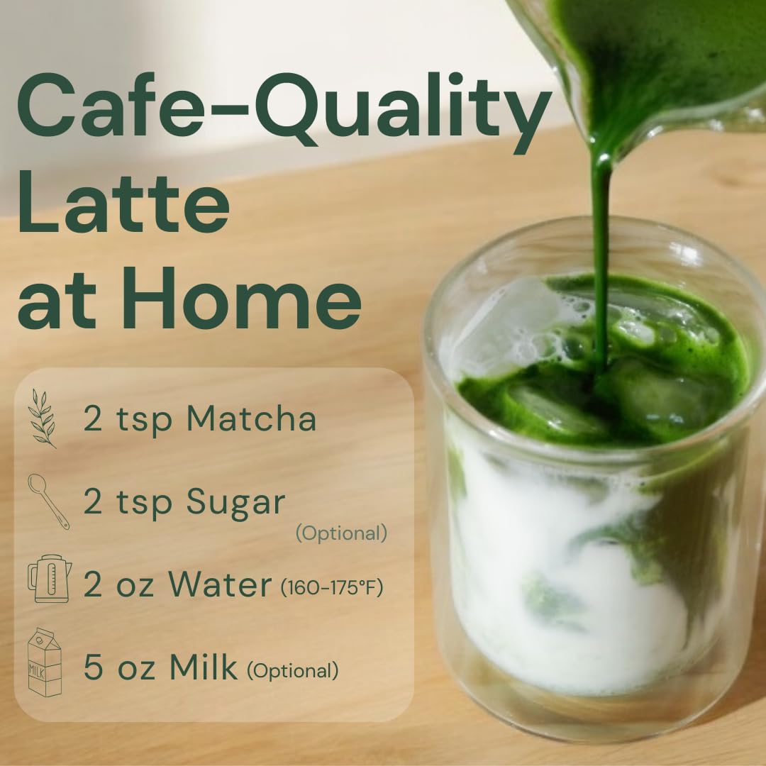 Wako Matcha sealed freshness pouch preserves flavor for consistent cups.