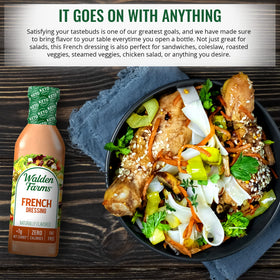 Walden Farms French Dressing dipping veggies for a dairy-free option
