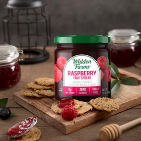 Walden Farms spread on toast showing versatile topping use