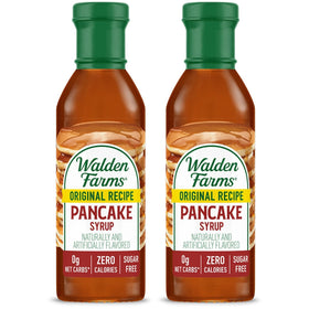 Walden Farms Pancake Syrup: two bottles ready for sugar-free breakfasts.