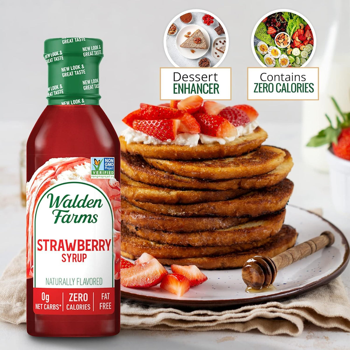 Walden Farms 2-pack display emphasizing value and convenience