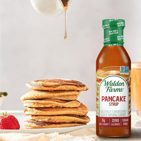 Dessert topping with Walden Farms syrup for a guilt-free treat.