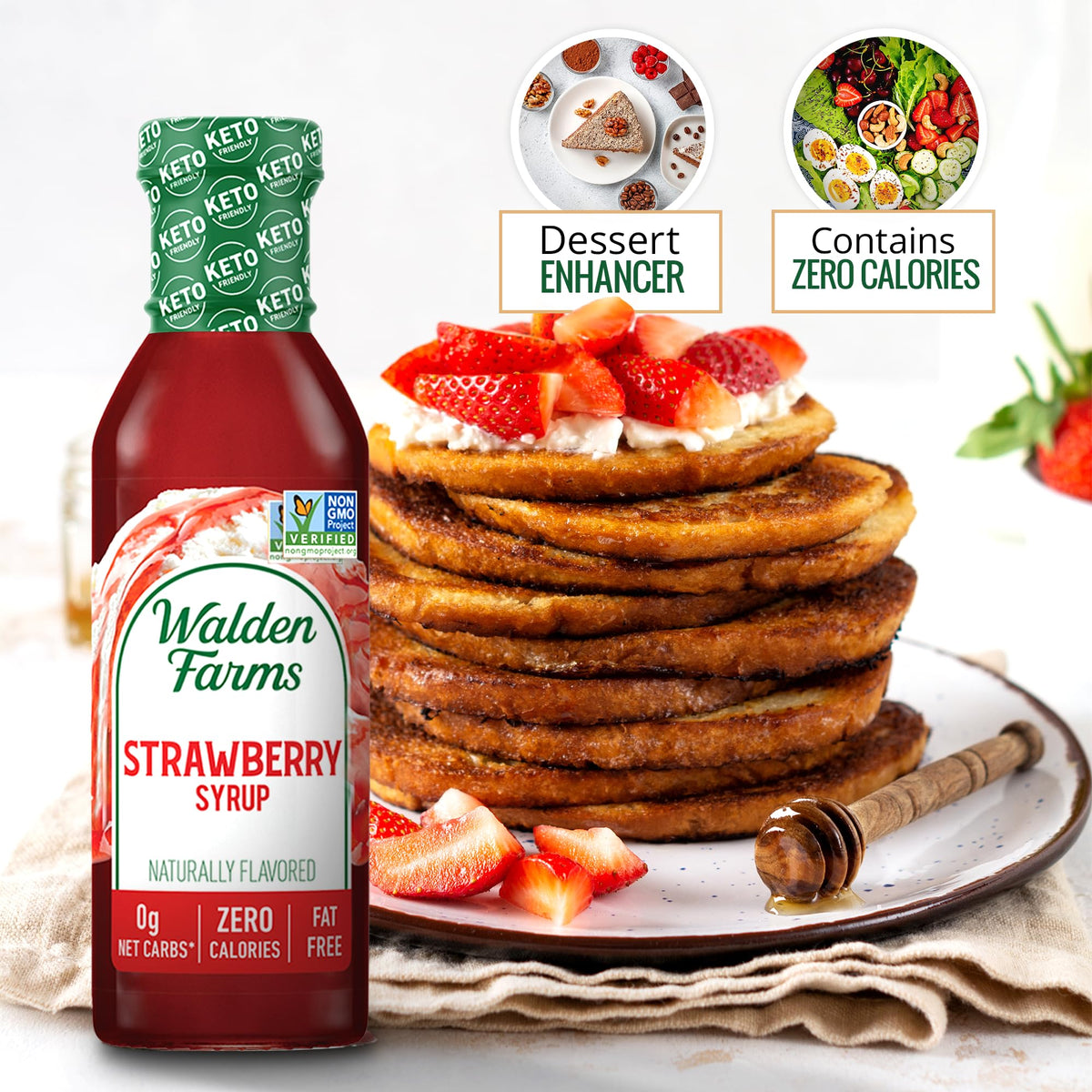 Walden Farms Dessert topping with zero calories for treats