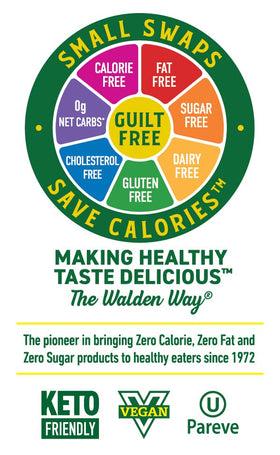 Walden Farms Strawberry Syrup bottle with zero calories ideal on pancakes