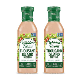 Walden Farms Thousand Island dressing bottle with creamy texture ideal for salads
