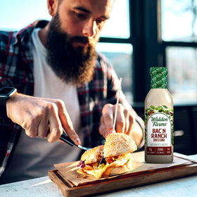Walden Farms Bac’n Ranch Dressing vegan-friendly – dairy-free option with bold taste.