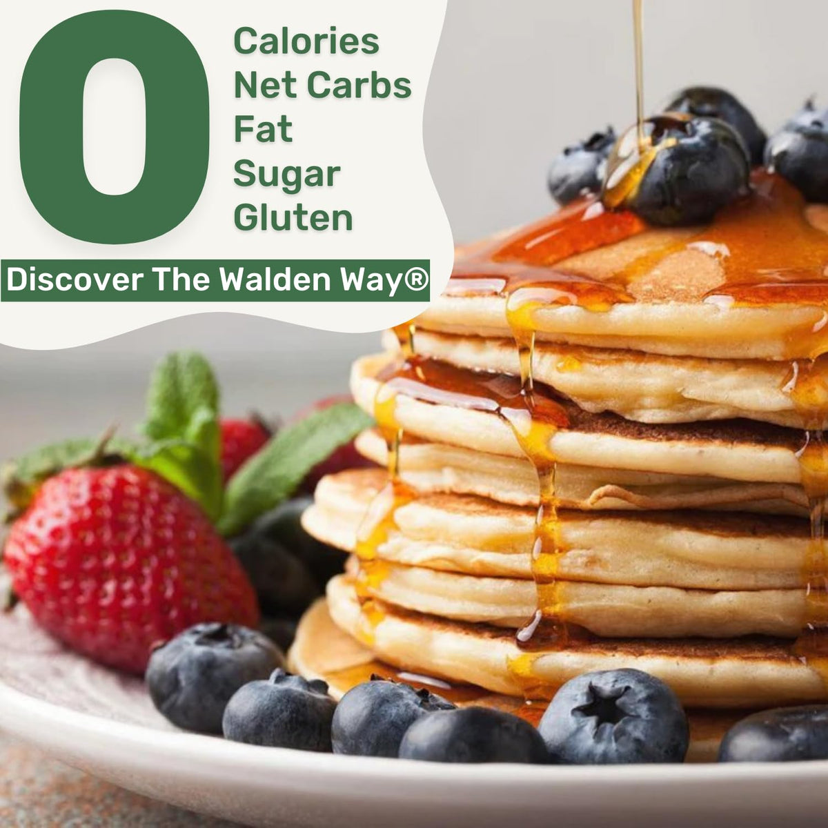 Walden Farms Maple Walnut bottle showcases sugar-free flavor for keto-friendly mornings