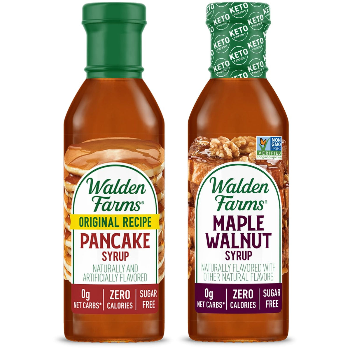 Walden Farms Pancake Syrup bottle for zero-calorie breakfast flavor