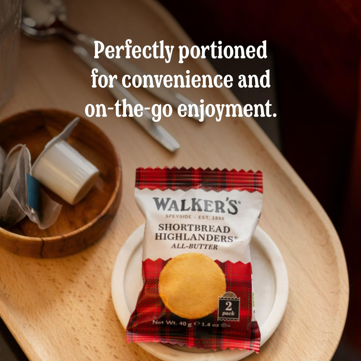 Two cookies per pack shown for convenient snacks on the go