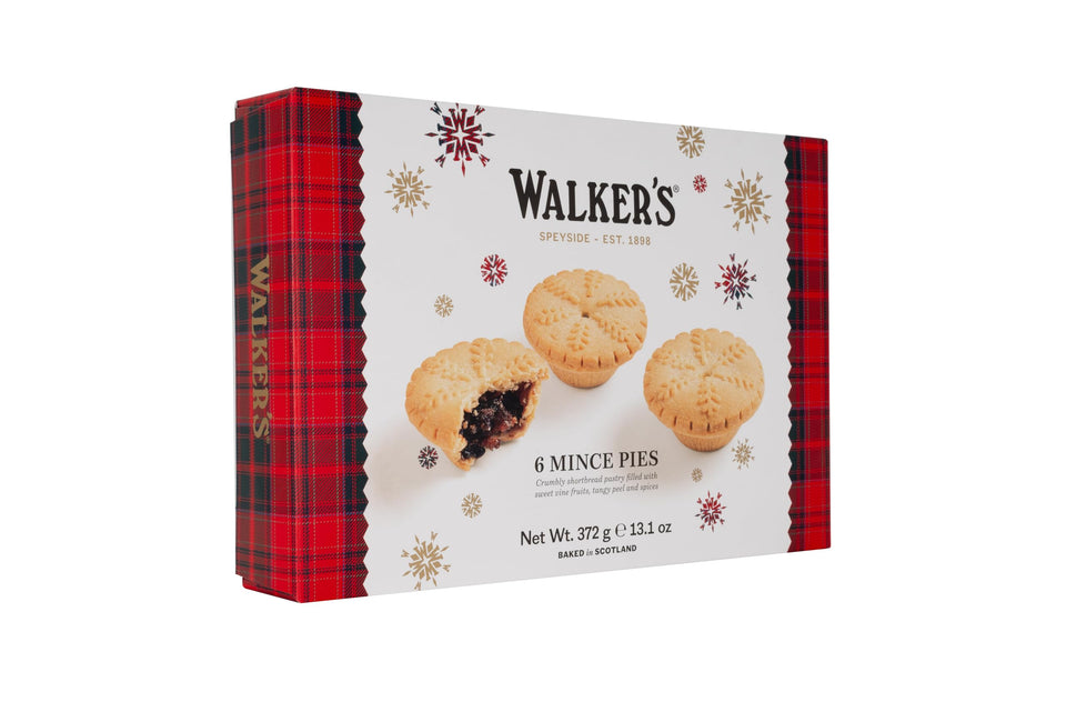 Walker's Holiday Mini Mincemeat Tarts box exterior, ideal for gifting.