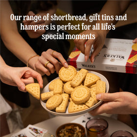 Walker's ready-to-heat tarts in microwave for quick bakery-style treat.
