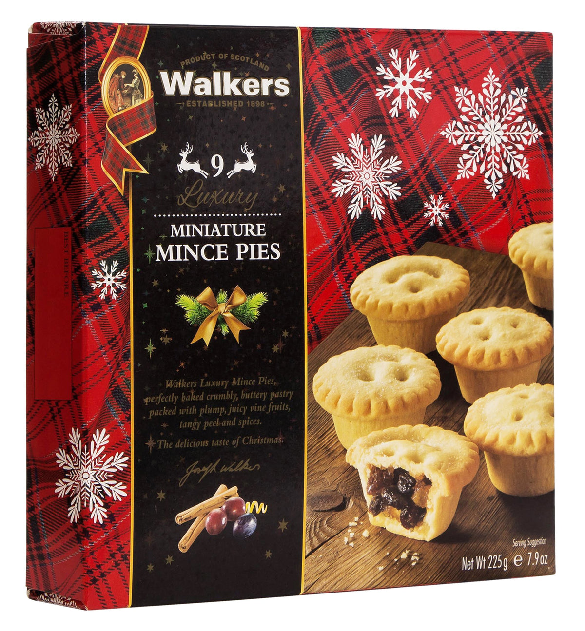 Walkers Mini Mince Pies pack, festive bite-sized treats for sharing
