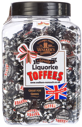 Walkers' Nonsuch liquorice toffees pack shot ideal for gifting