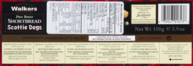 Walker's Scottie Dog Shortbread back/pack view, two-pack snack for gatherings.