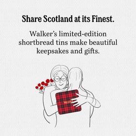 Walker’s shortbread all-butter fingers inside the tin for a classic snacking experience.