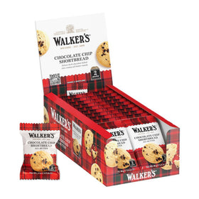 Walker's Shortbread Chocolate Chip Cookies in a 2-pack, ideal for tea breaks.