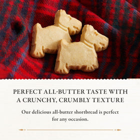 Walker's Shortbread four-ingredient recipe highlights butter, flour, sugar, and salt.