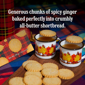 Walker's traditional Scottish shortbread rectangle pack showcases heritage.