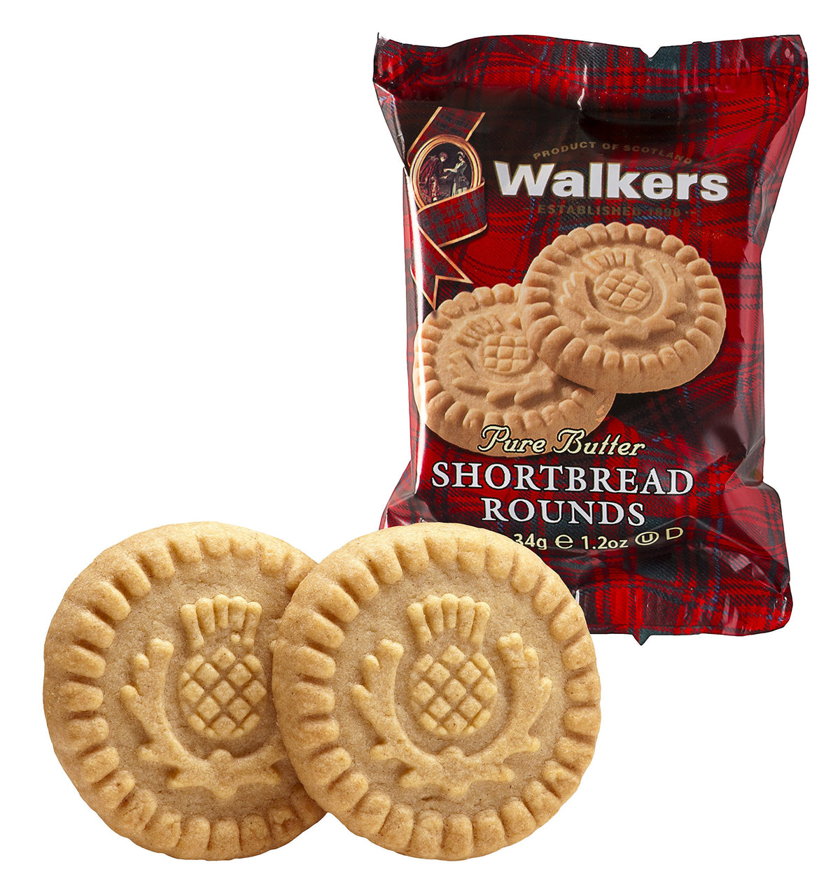 Walker's Shortbread Rounds buttery texture close-up highlights rich flavor
