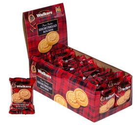 Walker's Shortbread Rounds with tea or coffee pairing for a refined treat