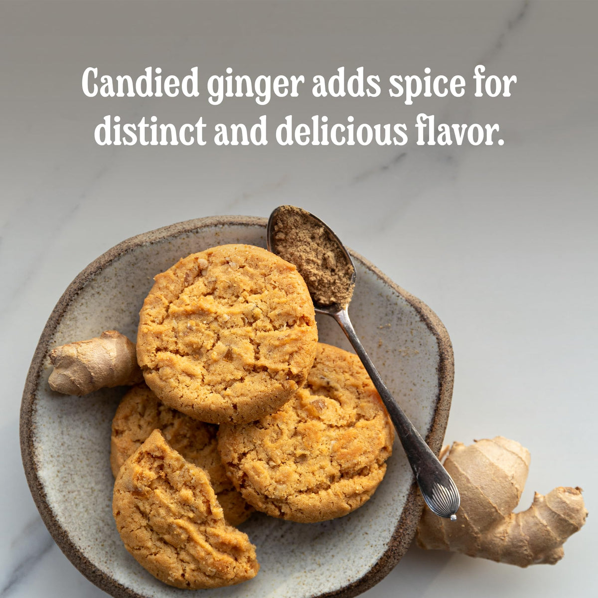 Walker's Stem Ginger Biscuits offer buttery shortbread with ginger accents