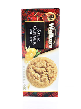 Walkers Stem Ginger Cookies 2-pack with real stem ginger for warm, aromatic flavor