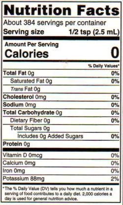 Walker's Tea Liquid Concentrate bottle with label demonstrates unsweetened mix option.