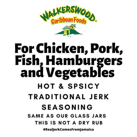 Walkerswood Jerk seasoning ingredients close-up highlighting bold flavors for grilling