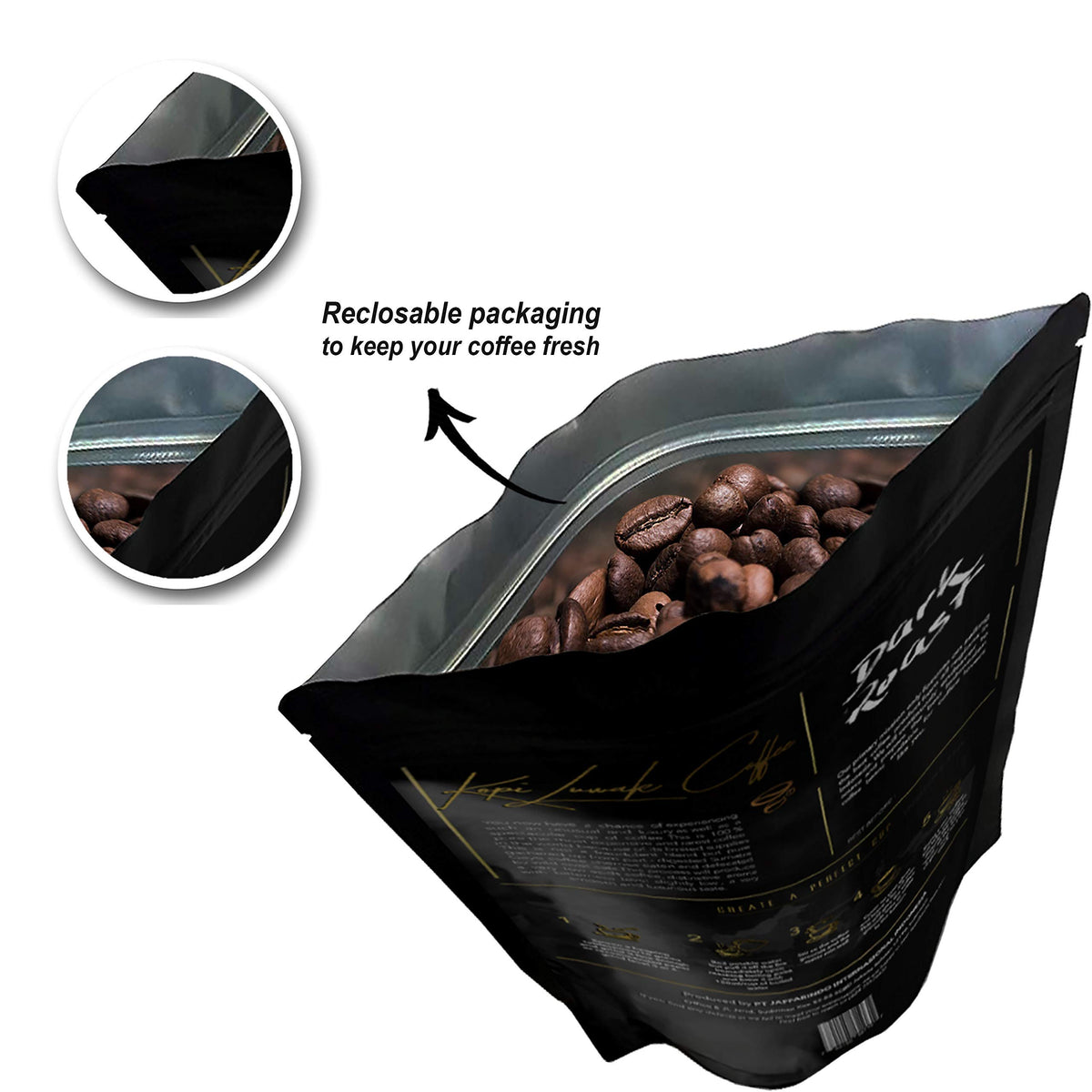 Wallacea Kopi Luwak aroma cup signaling a smooth, low-acid brew
