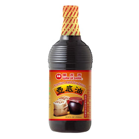 Wan Ja Shan pot-bottom soy sauce bottle pour enhances savory umami for stir-fries.