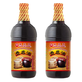 Wan Ja Shan pot-bottom soy sauce bottle offering rich umami for bold stir-fries.