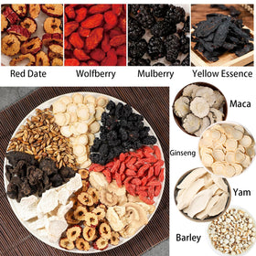 Wanciment Ginseng Eight Treasure Tea bag closeup for convenient brewing