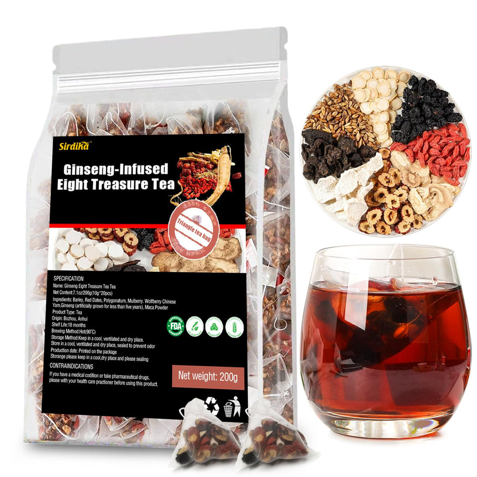 Wanciment Ginseng Eight Treasure Tea pack for daily wellness ritual