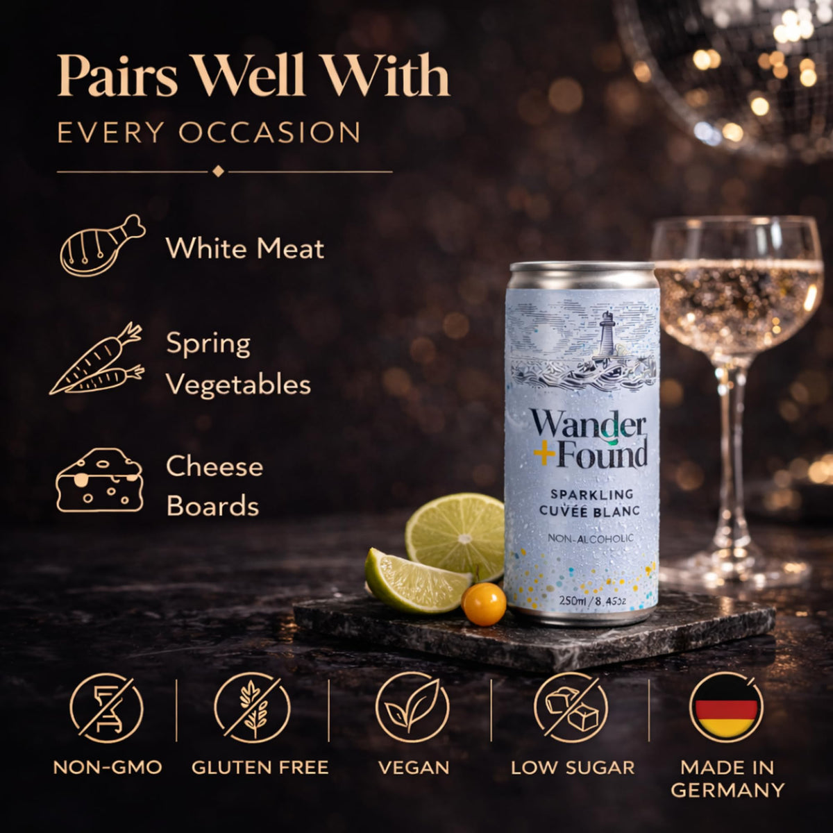 Wander + Found packaging box showcasing the six-pack set.