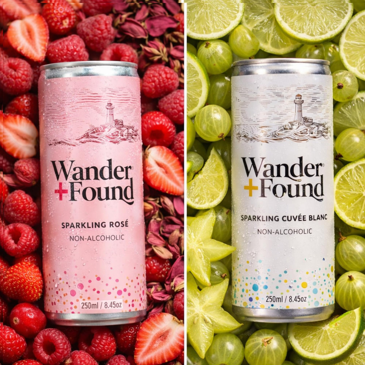 Wander + Found suggested pairings with salads and pizza.
