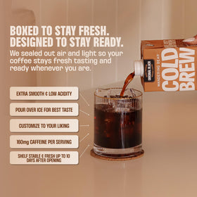 Wandering Bear 6-pack provides convenient multipack for home or office use.