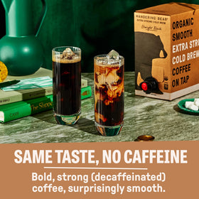 Wandering Bear Decaf Cold Brew Swiss Water process preserves flavor while reducing caffeine.