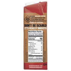 Wandering Bear organic natural flavors without artificial additives
