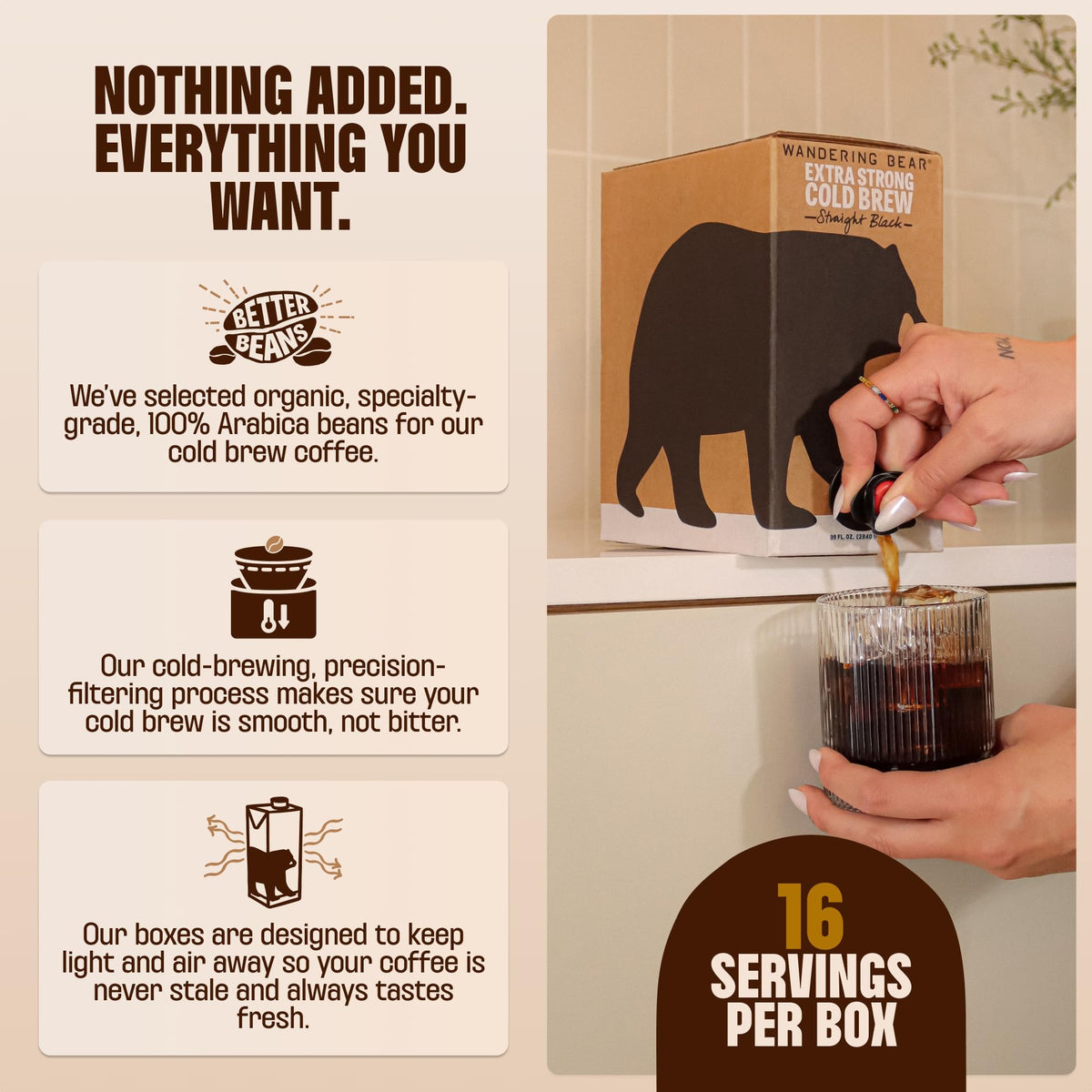 Wandering Bear Shelf-Stable Packaging highlights freshness until opened